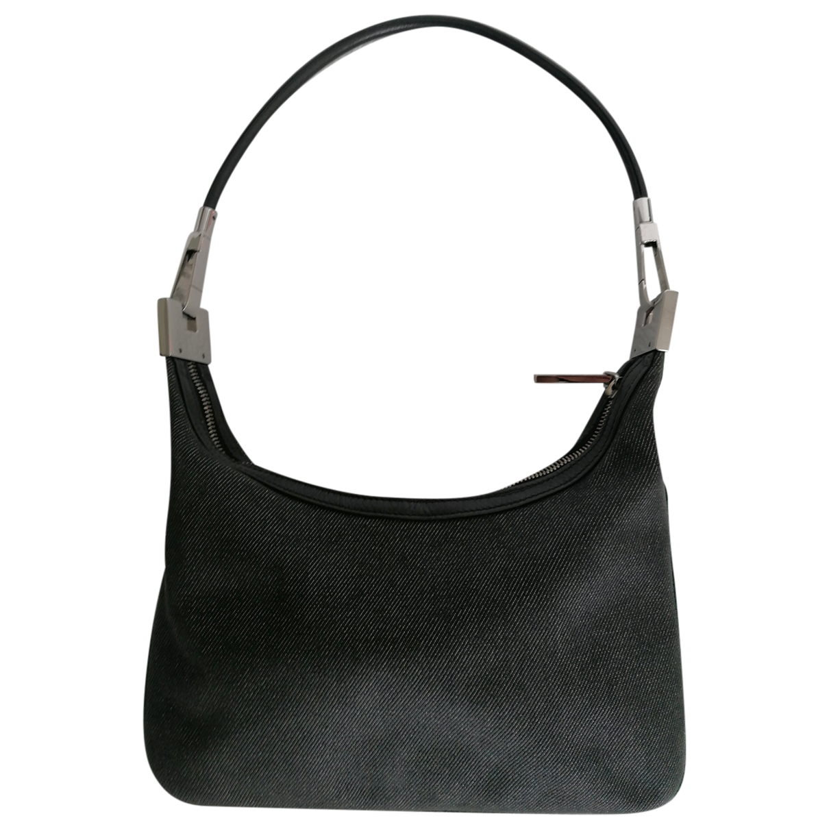 Hobo handbag Gucci Black in Denim 